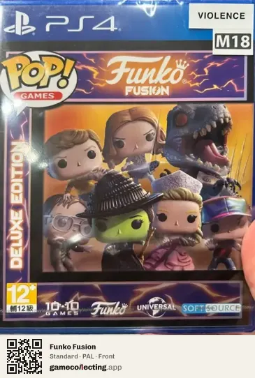 Funko Fusion PlayStation 4, PAL box front