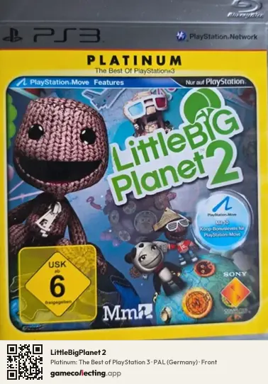 LittleBigPlanet 2 PlayStation 3, Germany box front
