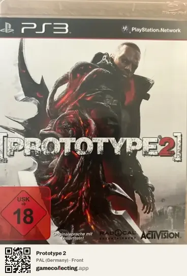 Prototype 2 PlayStation 3, Germany box front