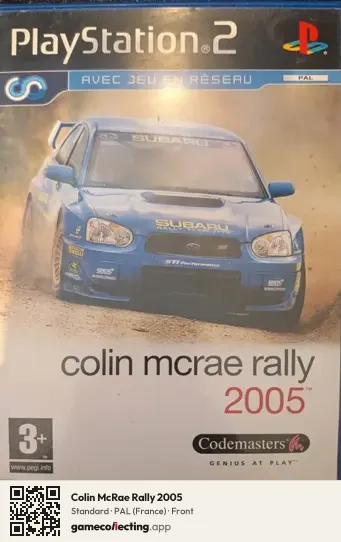 Colin McRae Rally 2005 PlayStation 2, France box front