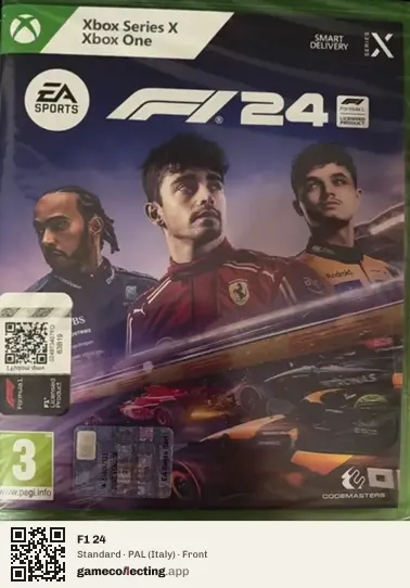 F1 24 Xbox Series X, Italy box front