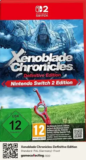 Xenoblade Chronicles: Definitive Edition Nintendo Switch 2, Germany box front