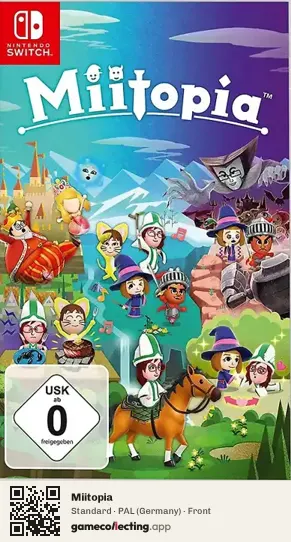 Miitopia Nintendo Switch, Germany box front