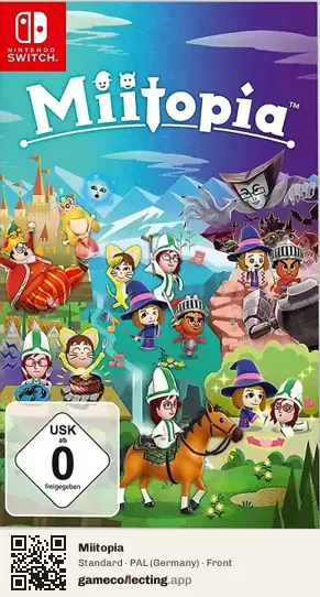 Miitopia Nintendo Switch, Germany box front