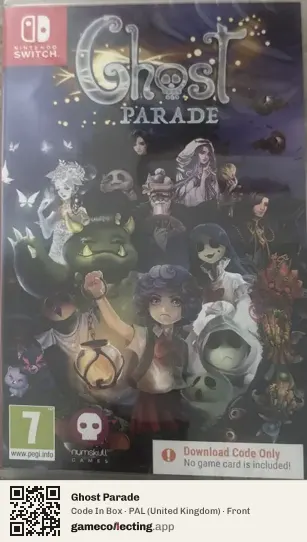 Ghost Parade Nintendo Switch, United Kingdom box front