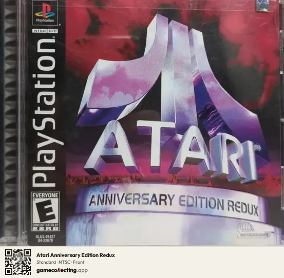 Atari Anniversary Edition Redux PlayStation, NTSC box front
