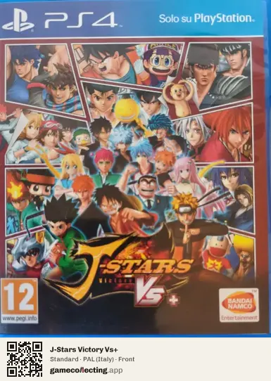 J-Stars Victory Vs+ PlayStation 4, Italy box front