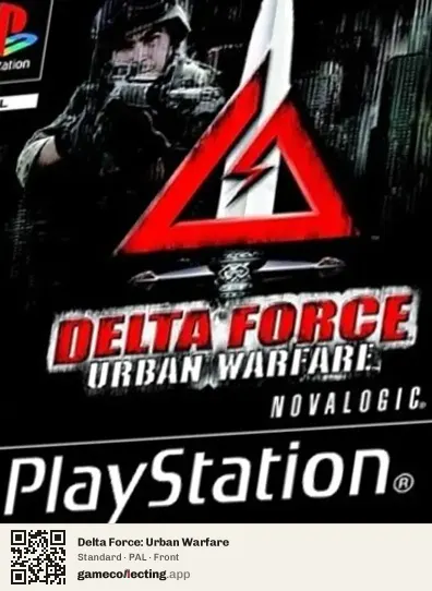 Delta Force: Urban Warfare PlayStation, PAL box front