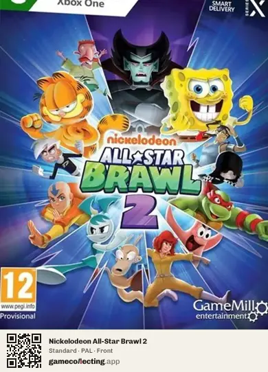 Nickelodeon All-Star Brawl 2 Xbox One, PAL box front