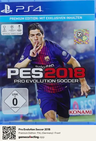 Pro Evolution Soccer 2018 PlayStation 4, Germany box front