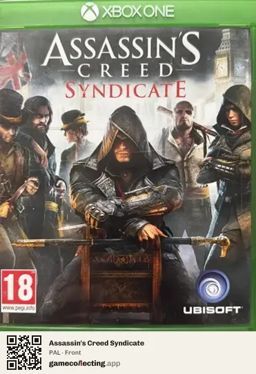 Assassin's Creed Syndicate Xbox One, PAL box front