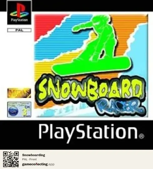 Snowboarding PlayStation, PAL box front