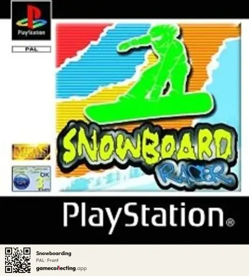 Snowboarding PlayStation, PAL box front