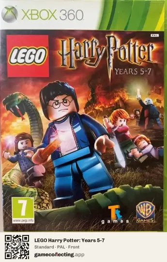 LEGO Harry Potter: Years 5-7 Xbox 360, PAL box front