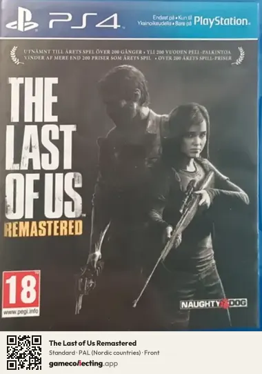 The Last of Us Remastered PlayStation 4, Nordic countries box front