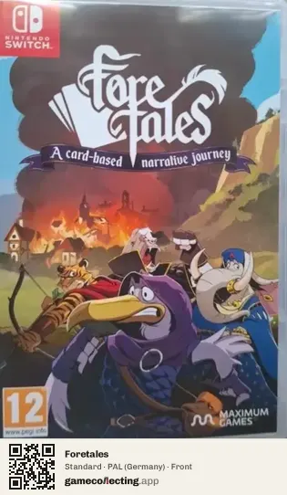 Foretales Nintendo Switch, Germany box front