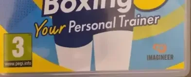 Fitness Boxing 3: Your Personal Trainer, the PEGI square on its front