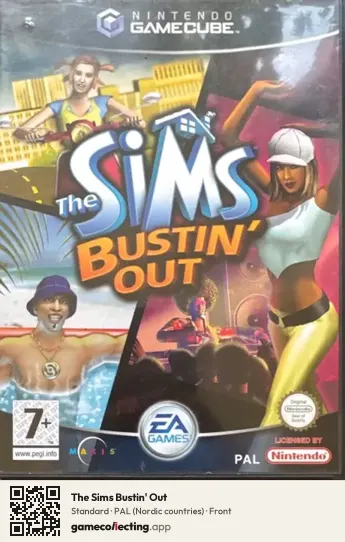 The Sims Bustin' Out Nintendo GameCube, Nordic countries box front
