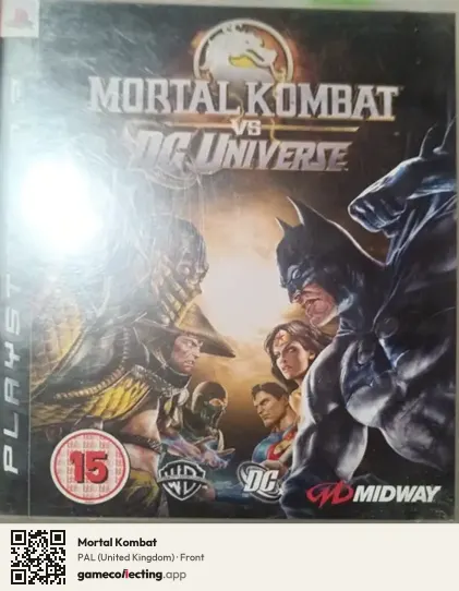 Mortal Kombat PlayStation 3, United Kingdom box front