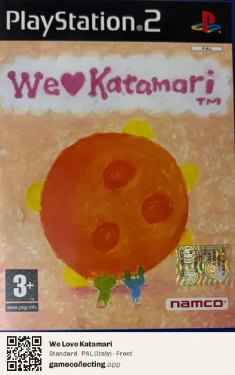 We Love Katamari PlayStation 2, Italy box front