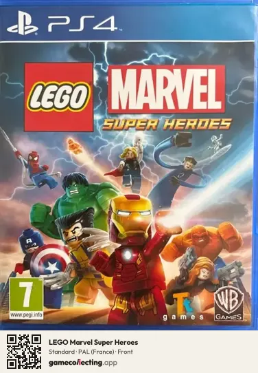 LEGO Marvel Super Heroes PlayStation 4, France box front