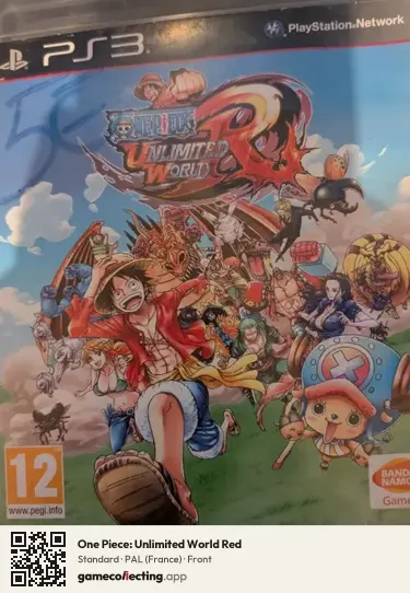 One Piece: Unlimited World Red PlayStation 3, France box front