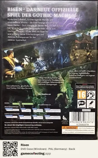 Risen Computer, Germany box back