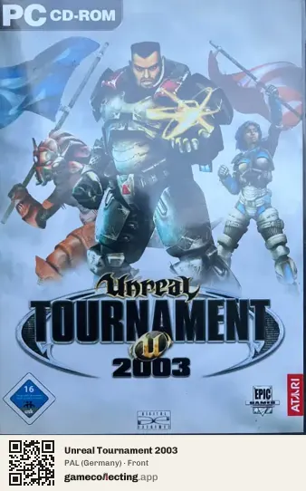 Unreal Tournament 2003 Computer, Germany box front