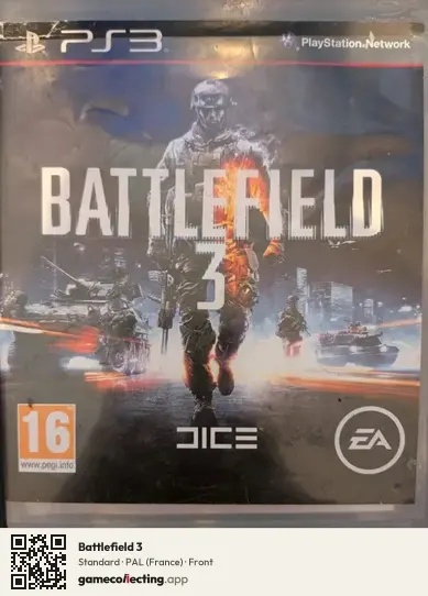 Battlefield 3 PlayStation 3, France box front