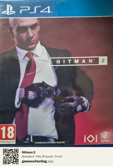 Hitman 2 PlayStation 4, France box front