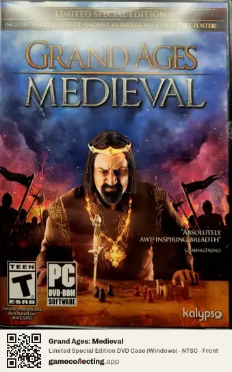Grand Ages: Medieval Computer, NTSC box front