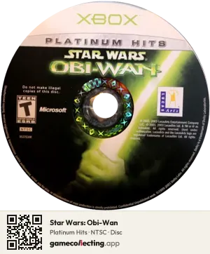 Star Wars: Obi-Wan Xbox, NTSC disc