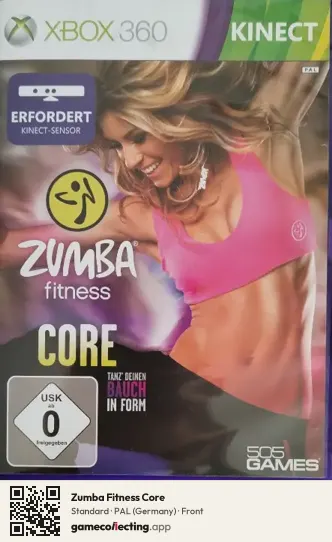 Zumba Fitness Core Xbox 360, Germany box front