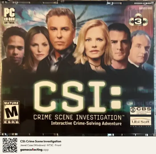 CSI: Crime Scene Investigation Computer, NTSC box front