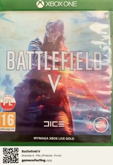 Battlefield V Xbox One, Poland box front