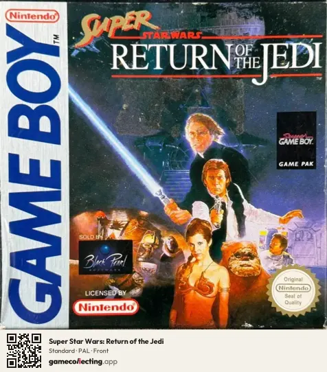 Super Star Wars: Return of the Jedi Game Boy, PAL box front