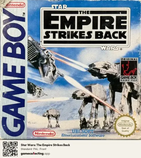 Star Wars: The Empire Strikes Back Game Boy, PAL box front