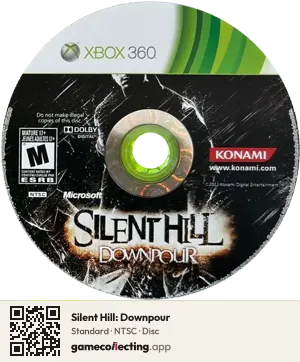 Silent Hill: Downpour Xbox 360, NTSC disc
