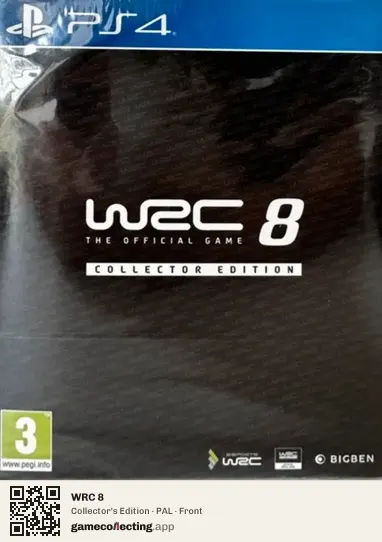 WRC 8 PlayStation 4, PAL box front