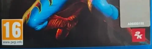 WWE 2K22, the PEGI square on its front