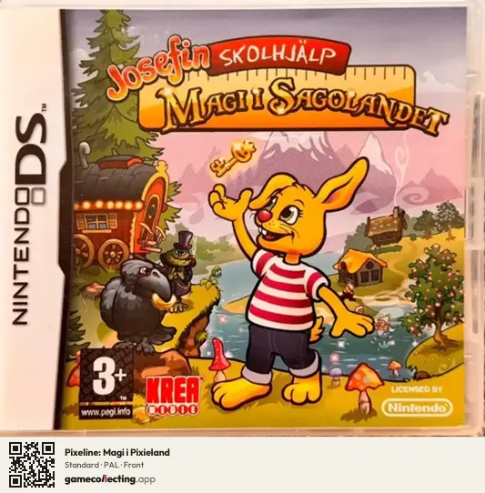 Pixeline: Magi i Pixieland Nintendo DS, PAL box front