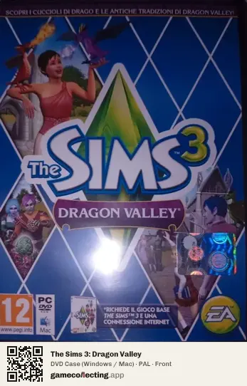 The Sims 3: Dragon Valley Computer, PAL box front