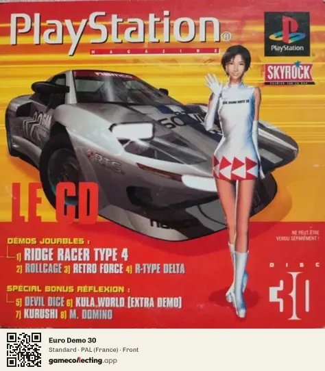 Euro Demo 30 PlayStation, France box front