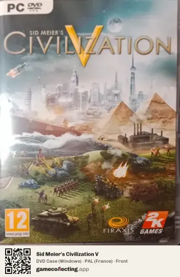 Sid Meier's Civilization V Computer, France box front