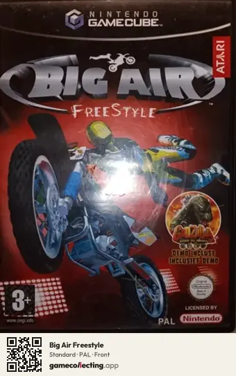 Big Air Freestyle Nintendo GameCube, PAL box front