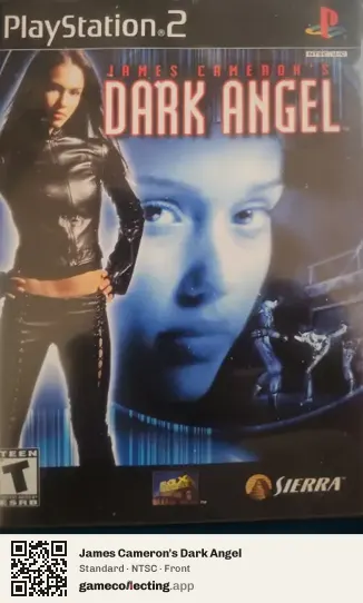 James Cameron's Dark Angel PlayStation 2, NTSC box front