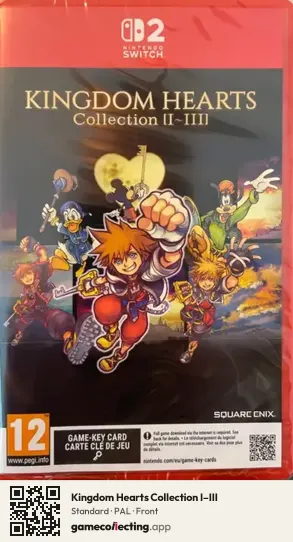 Kingdom Hearts Collection I–III Nintendo Switch 2, PAL box front