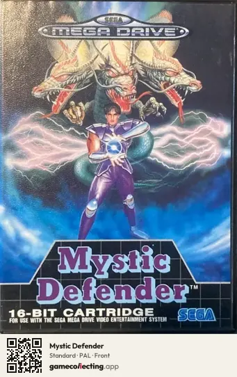 Mystic Defender Sega Mega Drive / Genesis, PAL box front