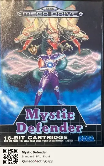 Mystic Defender Sega Mega Drive / Genesis, PAL box front