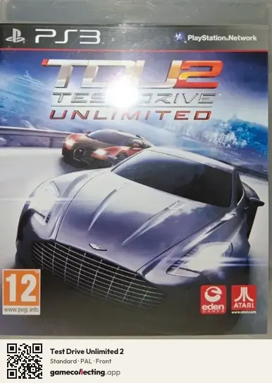 Test Drive Unlimited 2 PlayStation 3, PAL box front